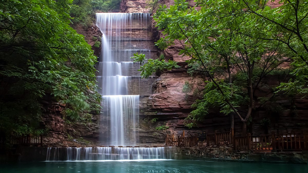 Three-Tiered Waterfall